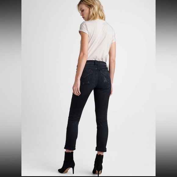HUDSON Riley Crop Embroidered Star Jeans NWT Size 27 $285 - Picture 5 of 11